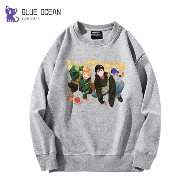 ハイキュー 日向翔陽 影山飛雄 長袖 アニメ Tシャツ コットン